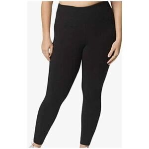 Large Sincerely Jules Bandier Leggings The Meadow BLACK 1 pair New 009